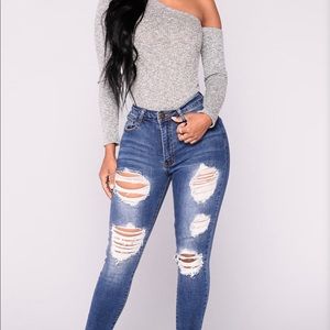 Obsess Over Me Top - Heather Grey
